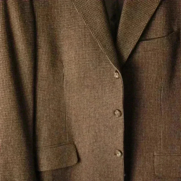 Sports‎ jacket blazer, 100% wool made in the USA, Brown heather mens - Picture 11 of 15